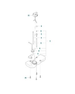 Fuel Tank Assembly for 122R