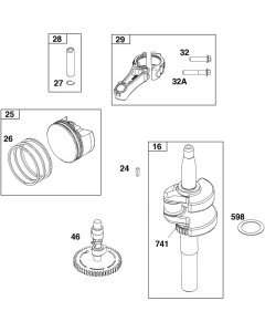 Crankshaft Assembly for Briggs