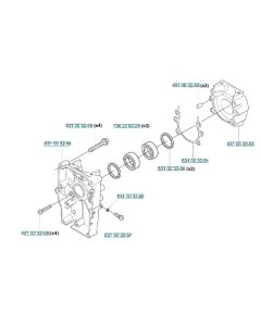 Crankcase Assembly for Husqvarna