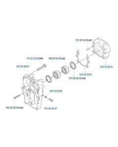 Crankcase Assembly for Husqvarna