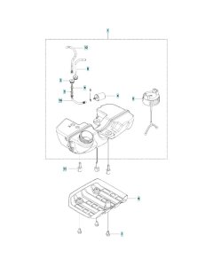 Fuel Tank Assembly for Husqvarna