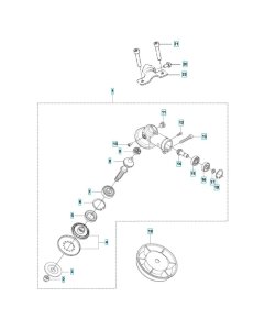 Bevel Gear Assembly for Husqvarna