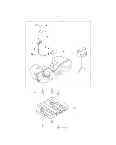 Fuel Tank Assembly for Husqvarna