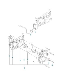Crankcase Assembly for Husqvarna