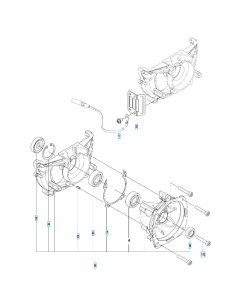 Crankcase Assembly for Husqvarna