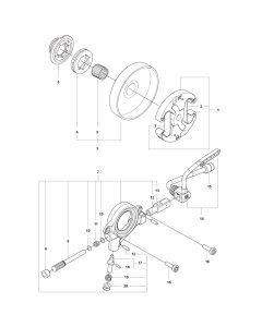 Clutch, Oil Pump for Husqvarna 545