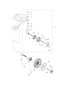 Wheel and Tyres for Automower