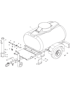 Trailer Assembly for Belle BWX 15/250