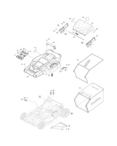 Deck Assembly for Makita DLM538