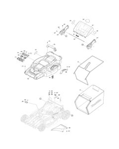 Deck Assembly for Makita DLM539