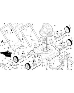 Flymo FL500 Mower Assembly