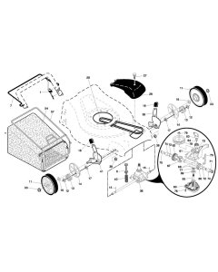 Gear Case for Flymo FL510D