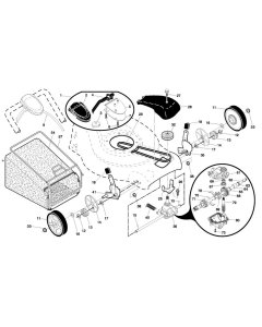 Flymo FL521D Assembly