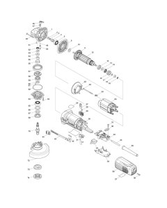 Makita GA4540C Assembly
