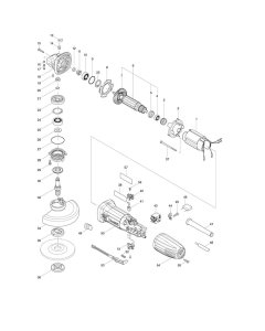 Makita GA5030R Assembly
