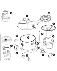 Numatic GVE370 Assembly
