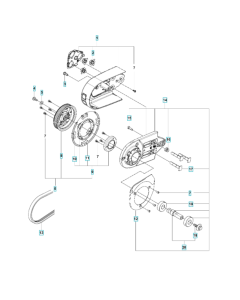 Belt Guard & Pulley Assembly