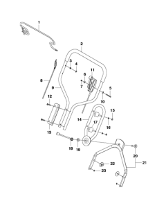 Handle Assembly for Husqvarna LB 548Se
