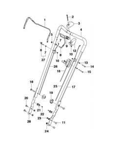 Handle Assembly for Husqvarna LB 553S