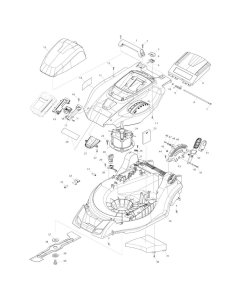 Deck Assembly for Makita LM430D