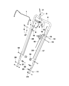Handle Assembly for Husqvarna M53