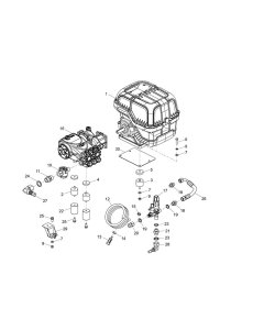 Motor, Gearbox Assembly