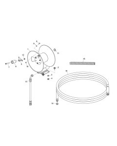 Hose Reel for Belle MBX 12/180