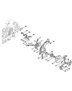 Oil Pump Assembly for Stihl MC 200