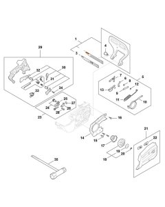 Hand Guard for Stihl MSA190 T