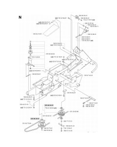 Chassis Frame for Husqvarna