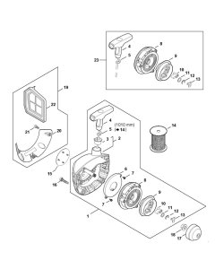Rewind Starter for Stihl FS461