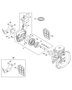 Rewind Starter for Stihl FS561