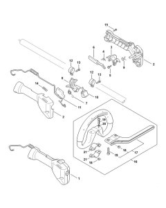 Handle Assembly for Stihl FSA130R