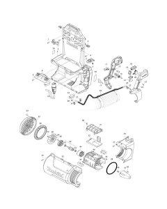 Lever, Motor Housing for Makita UB002C
