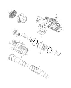 Makita UB003C Blower Assembly