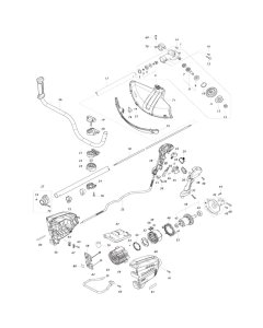 Makita UR012G Trimmer Assembly