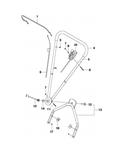 Handle Assembly for Husqvarna
