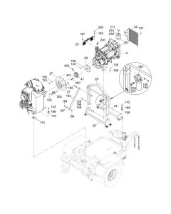 Mount Assembly for PT6LT Pump