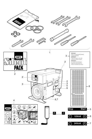 Accessories for Hatz 2L40