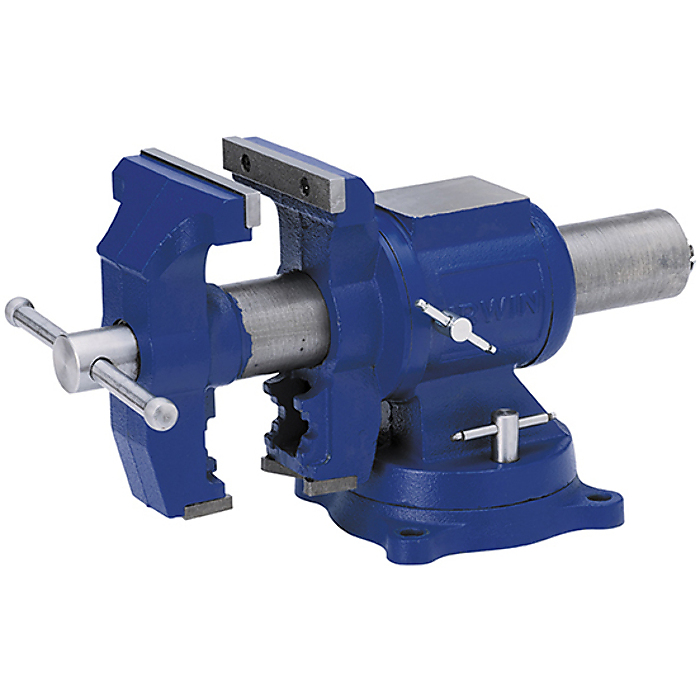 RIDGID Schraubstock Superior – 120 Mm Spannbreite, 150 Mm, Geschmiedeter Stahl, Gehärteter Amboss, Werkstattqualität