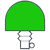 Green High Profile Spigot Beacon