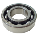 Open bearing without rubber seals